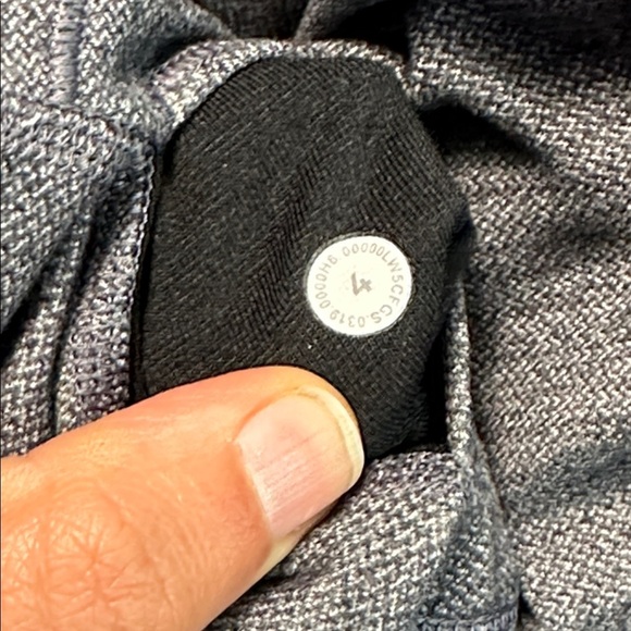 Lululemon Align Pant II 25" Mini Heathered Herringbone Heathered Black White - Picture 4 of 5